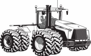 Printable Tractor Coloring Pages   01827