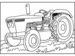 Printable Tractor Coloring Pages   58425