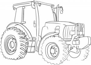 Printable Tractor Coloring Pages Online   17696