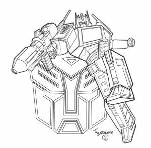 Printable Transformers Robot Coloring Pages for Boys   75813