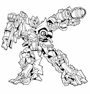 Printable Transformers Robot Coloring Pages for Boys   76319