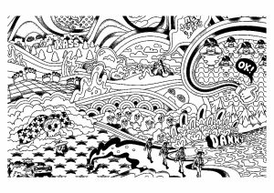 Printable Trippy Coloring Pages for Grown Ups   PS6C5