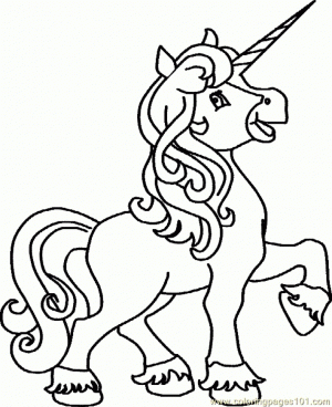 Printable Unicorn Coloring Pages   41558
