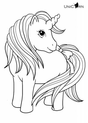 Printable Unicorn Coloring Pages   73400