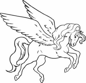 Printable Unicorn Coloring Pages Online   64038