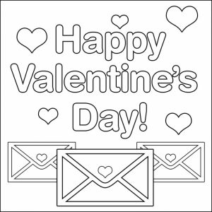 Printable Valentines Coloring Pages Online   82041