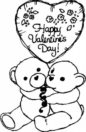 Printable Valentines Coloring Pages Online   89888
