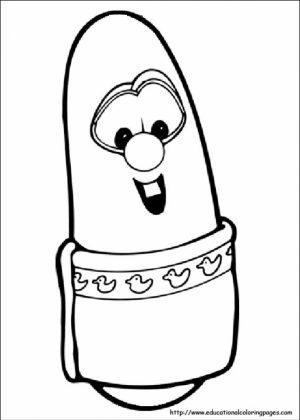 Printable Veggie Tales Coloring Pages   9wchd