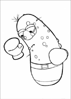 Printable Veggie Tales Coloring Pages   yzost
