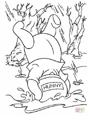 Printable Winny the Pooh Coloring Pages for Preschoolers   34674