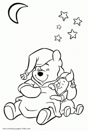 Printable Winny the Pooh Coloring Pages for Preschoolers   63513