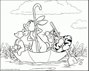 Printable Winny the Pooh Coloring Pages for Preschoolers   71523