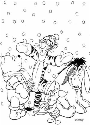 Printable Winny the Pooh Coloring Pages for Preschoolers   94791