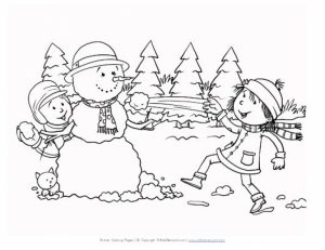 Printable Winter Coloring Pages   808699