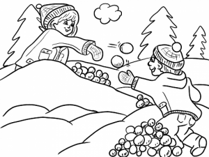 Printable Winter Coloring Pages Online   387827