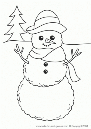 Printable Winter Coloring Pages Online   686816