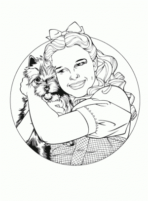 Printable Wizard Of Oz Coloring Pages for Kids   BV21Z