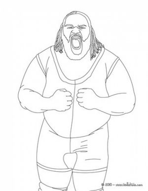 Printable WWE Coloring Pages Online   61410