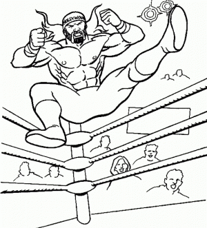 Printable WWE Coloring Pages Online   86549