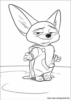 Printable Zootopia Coloring Pages Online   735307