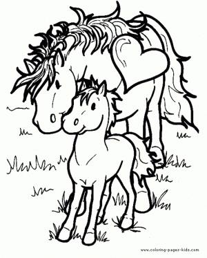 Printables for Toddlers   Horses Coloring Pages Online Free   qKF3G