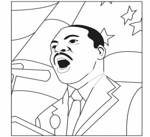 Printables for Toddlers   Martin Luther King Jr Coloring Pages Online Free   m7pzl