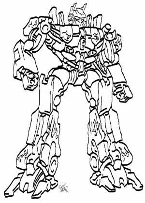 Printables for Toddlers   Optimus Prime Coloring Page Online Free   m7pzl