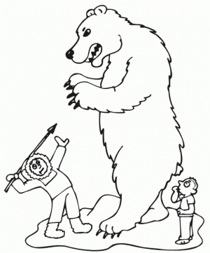 Printables for Toddlers   Polar Bear Coloring Pages Online Free   m7pzl