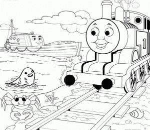 Printables for Toddlers   Thomas And Friends Coloring Pages Online Free   qKF3G