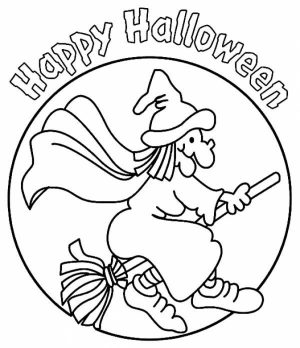 Printables for Toddlers   Witch Coloring Pages Online Free   qKF3G