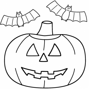 Pumpkin Halloween Coloring Pages for Preschoolers   74619