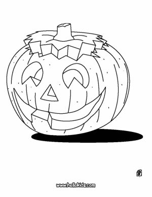 Pumpkin Halloween Coloring Pages for Preschoolers   77491