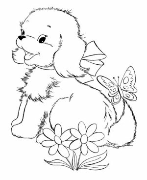 Puppy Coloring Pages to Print Online   625N6