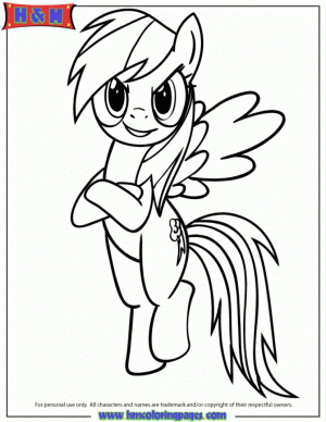 Rainbow Dash Coloring Pages Free to Print   56349