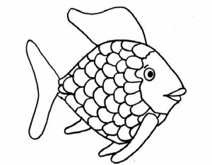 Rainbow Fish Coloring Pages   43819