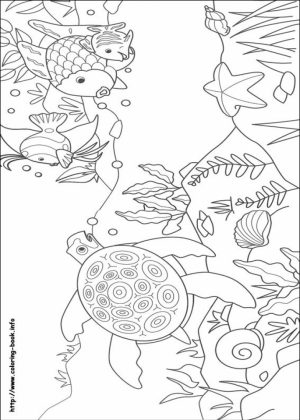 Rainbow Fish Coloring Pages   53418