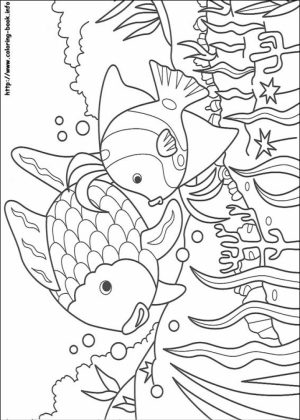 Rainbow Fish Coloring Pages   63881
