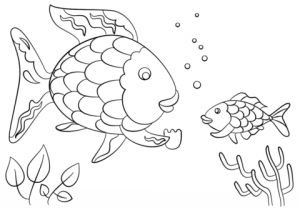 Rainbow Fish Coloring Pages   95668