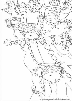 Rainbow Fish Coloring Pages for Preschoolers   51638