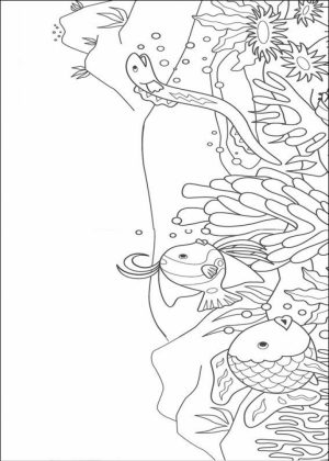 Rainbow Fish Coloring Pages Free   7LAK2