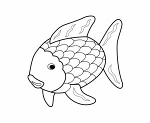 Rainbow Fish Coloring Pages Free   7XVE1