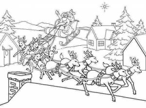 Reindeer Coloring Pages Free for Kids   64721