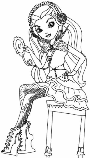 Royal Rebels Ever After High Girl Coloring Pages Printable   IJB53
