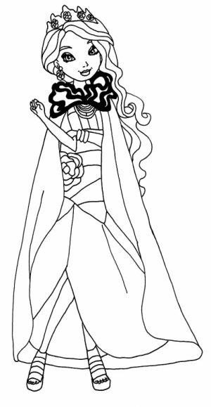 Royal Rebels Ever After High Girl Coloring Pages Printable   OKN72