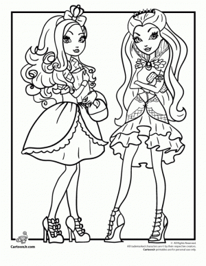 Royal Rebels Ever After High Girl Coloring Pages Printable   plm901