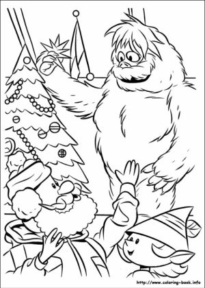 Rudolph Coloring Page for Toddlers   MHTS9