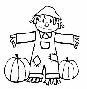 Scarecrow Coloring Pages Free for Kids   6Ir1n