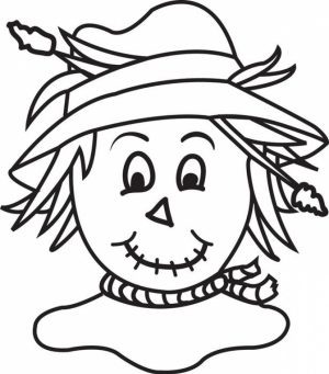 Scarecrow Coloring Pages Free to Print   JU7zm
