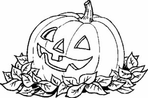 Scary Pumpkin Coloring Pages for Halloween   72519