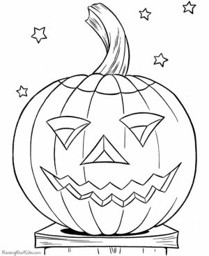 Scary Pumpkin Coloring Pages for Halloween   88310